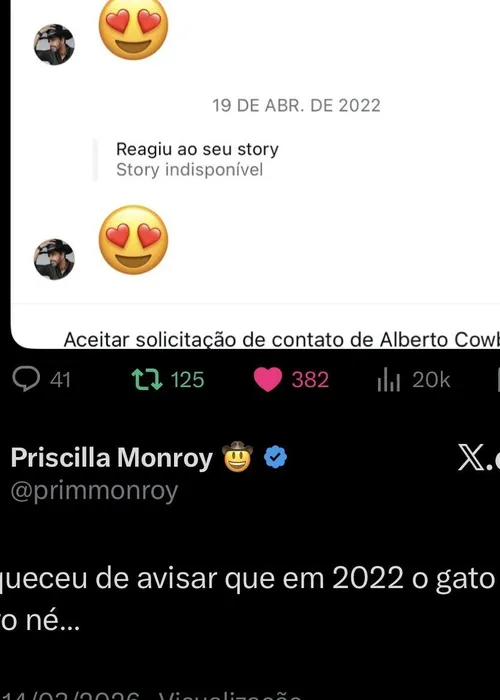 
					Esposa de Cowboy, do BBB, reage após suposta atitude dele com menor
				
				