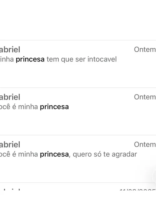 
					Ex de Gabriel Ganley expõe troca de mensagens após morte precoce
				
				