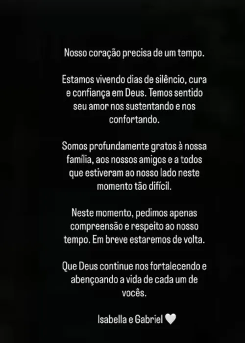 
					Gabriel Medina e Isabella Arantes desabafam após perda: 'Difícil'
				
				