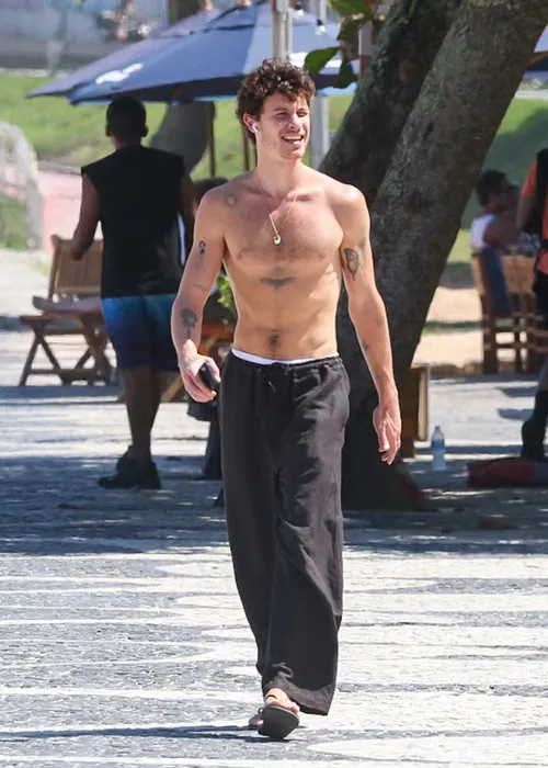 
					Sem Bruna Marquezine, Shawn Mendes é flagrado sem camisa na praia
				
				