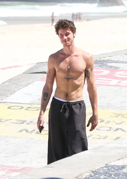 
					Sem Bruna Marquezine, Shawn Mendes é flagrado sem camisa na praia
				
				