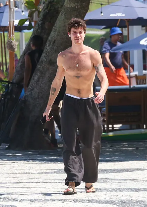 
					Sem Bruna Marquezine, Shawn Mendes é flagrado sem camisa na praia
				
				