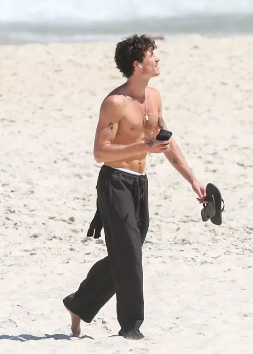 
					Sem Bruna Marquezine, Shawn Mendes é flagrado sem camisa na praia
				
				