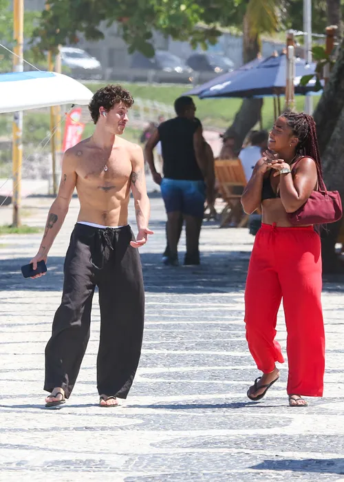
					Sem Bruna Marquezine, Shawn Mendes é flagrado sem camisa na praia
				
				