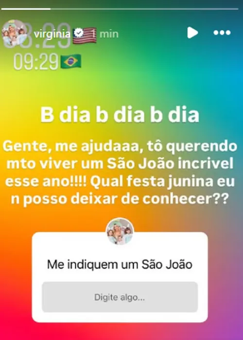 
					Virginia busca destino para São João em meio a rumores com Vini Jr.
				
				
