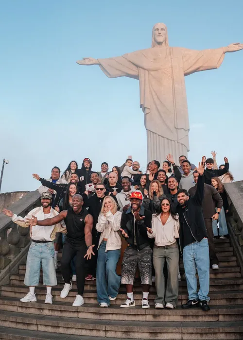 
					Virginia se encanta com primeira ida ao Cristo Redentor; FOTOS
				
				