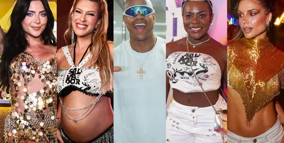 FOTOS: famosos curtem 2º dia de Carnaval no Camarote Salvador