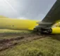 
                  Avião sai da pista após aterrissagem no aeroporto de Salvador