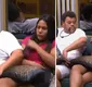 
                  BBB 26: Babu encosta braço em parte íntima de Chaiany e sister reprova