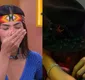 
                  BBB 26: Marciele reage ao edredom de Jordana e Jonas e explica beijo