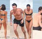 
                  Bruna Marquezine e Shawn Mendes curtem praia com direito a 'mão boba'