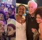 
                  Elenco de 'Três Graças' cai no choro em festa de despedida; fotos