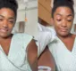 
                  Erika Januza surge pela primeira vez após internação: 'Muita dor'