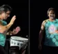 
                  Filho de Ivete Sangalo rouba a cena ao tocar com a Timbalada; VÍDEO