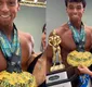 
                  Filho de Xanddy e Carla Perez vibra ao vencer 7 prêmios em competição