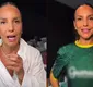 
                  Ivete Sangalo surge com look brilhante para despedida da Seleção; veja
