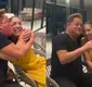
                  Leonardo e mãe de Virginia trocam carinhos em encontro: 'Se entendem'
