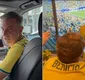 
                  Luciano Huck convoca filho Benício para entrevista com Vini Jr