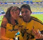 
                  Maisa posa em clima de intimidade com Rodrygo em jogo do Brasil; veja