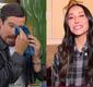 
                  Nicolas Prattes chora na Globo após declaração de Sabrina Sato; VÍDEO