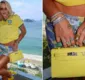 
                  Virginia ostenta acessório de luxo milionário para jogo do Brasil