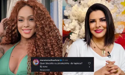 
					Mara Maravilha rebate Rosiane e famosa se revolta: 'Precisando chupar'
				
				