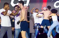 Davi Brito causa confusão após dar soco em Rico Melquiades; VÍDEO