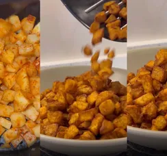 Pipoquinha de batata na airfryer: o snack saudável e viciante para aliviar a sua dieta