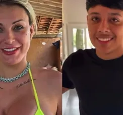 Vini Bruno reage a língua bifurcada de Andressa Urach: 'Uma loucura'