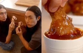 Comeria frango frito do amor? Aprenda a receita inusitada do Morango do Amor