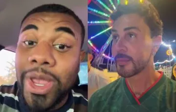 Davi Brito surta e chama Carlinhos Maia para trocar socos em ringue