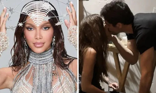 
					Anitta e Danilo Mesquita trocam beijos durante show de Jau; veja
				
				