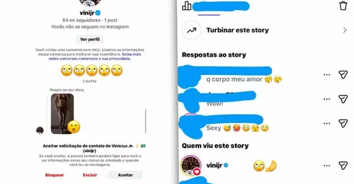 
					Quem é Nina Hoffmann, modelo trans que expôs interação de Vini Jr.
				
				