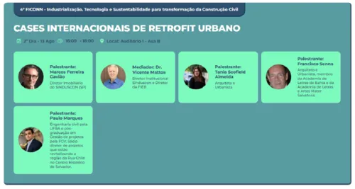 
					ConstruNordeste 2026 debate cases internacionais de retrofit urbano
				
				