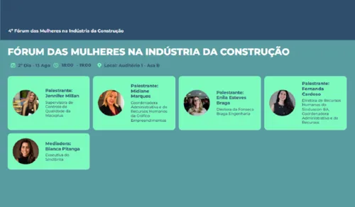 
					ConstruNordeste 2026 debate protagonismo feminino na construção civil
				
				