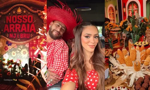
					Neymar e Bruna Biancardi fazem arraiá de luxo e Helena fica de fora
				
				