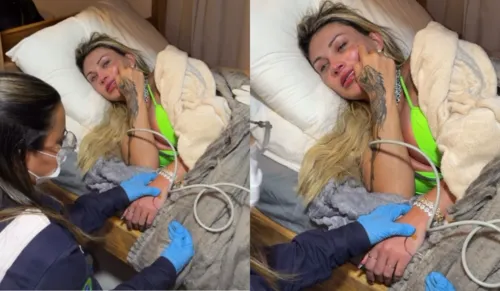 
					Rancho do Maia: Andressa Urach passa mal após polêmica e é atendida
				
				