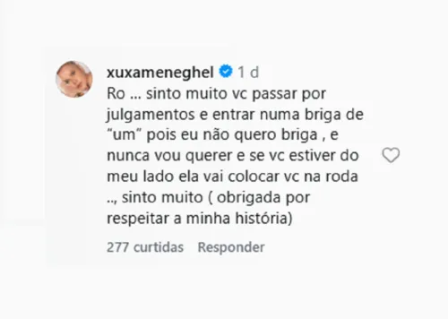 
					Xuxa solta o verbo após 41 ataques de Mara Maravilha: 'Carona na nave'
				
				