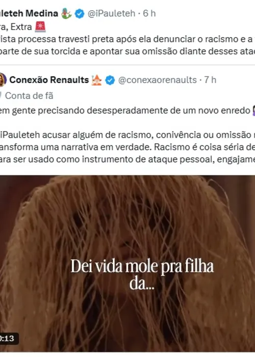 
					Amiga de Ana Paula Renault rompe amizade após ataques a Tia Milena
				
				