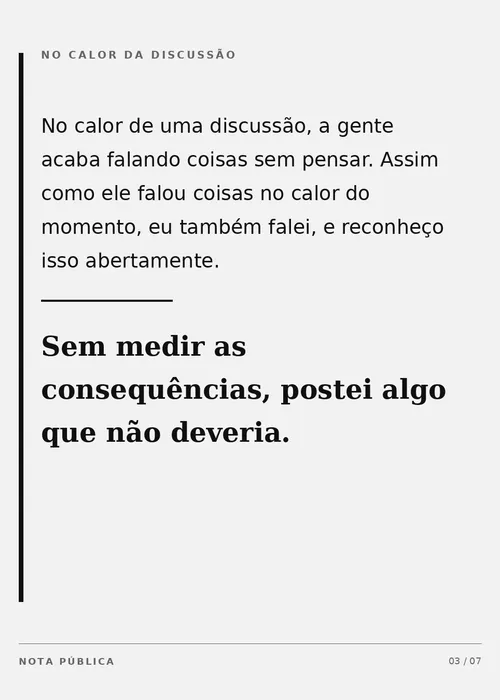 
					Clara Aguilar volta atrás e pede desculpas após denunciar ex-marido
				
				