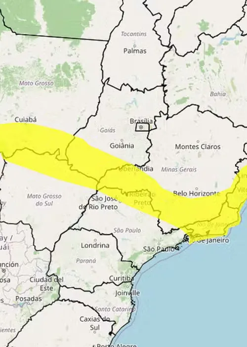 
					Inmet emite alerta amarelo para vendaval na Bahia; veja onde
				
				