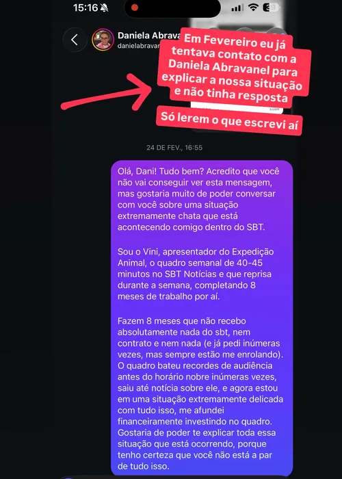 
					SBT entra em embate com influenciador e recebe processo milionário
				
				