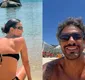 
                  Ivete Sangalo ganha mensagem amorosa de Tiago Maia em foto de biquíni