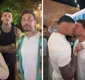 
                  Rancho do Maia: Carlinhos Maia e Neiff resolvem briga com beijo; VÍDEO