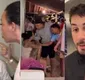 
                  Rancho do Maia: Téssia e Armando discutem e Carlinhos Maia intervém