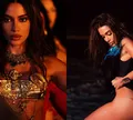 Anitta posa com maiô cavado e exibe tatuagem íntima; veja
