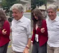 Aos 76 anos, Caco Barcellos reaparece de bengala após passar por cirurgia na coluna e chama atenção