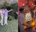 Cidade cenográfica, bolo gigante e mais: Lucas Rangel causa alvoroço na web com festão de luxo em aniversário da filha; veja vídeo