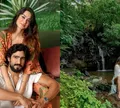 Com cachoeira particular, Renato Góes e Thaila Ayala abrem as portas da mansão em que moram