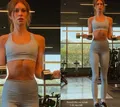 Marina Ruy Barbosa exibe treino às 6h da manhã e barriga trincada chama atenção; veja